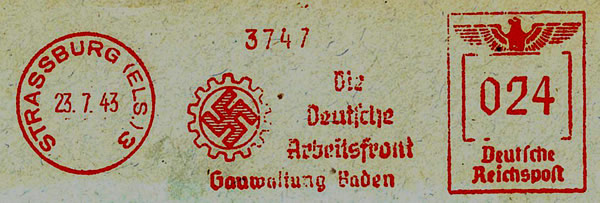 EMA Deutsche Arbeitsfront Strasbourg