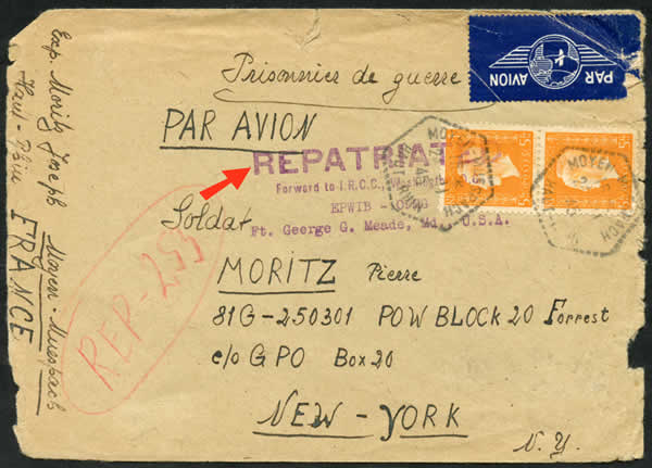 Malgré-nous prisonnier aux USA et rapatrié