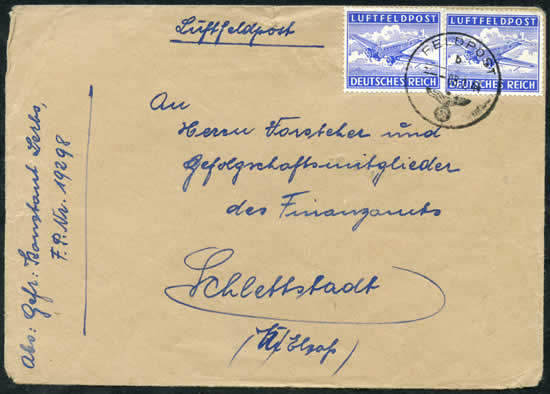 lettre par avion d'un malgré'nous