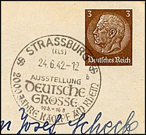 oblitération temporaire La grande Allemagne