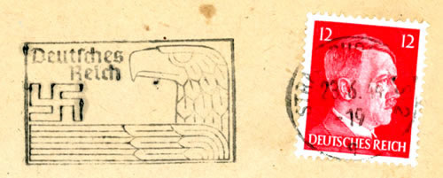 OMEC muette aigle et Croix gammée Strasbourg 1944