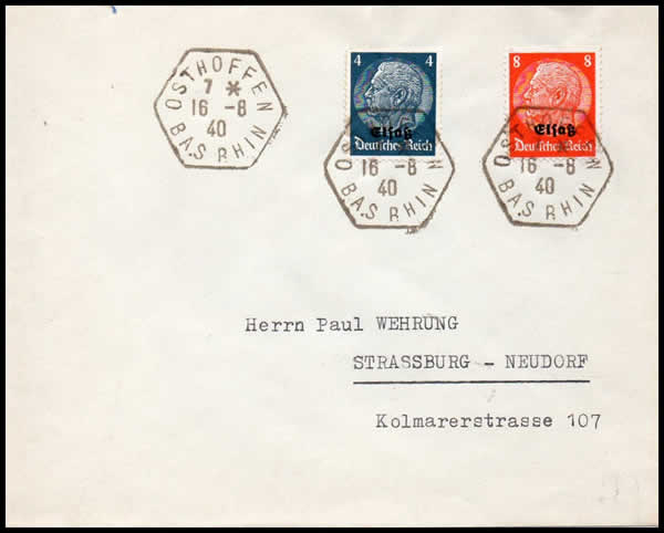 Cachet français de Osthoffen