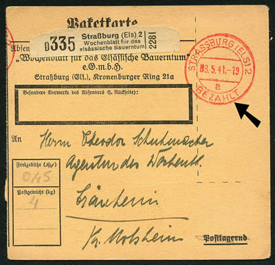 Marque de port-payé