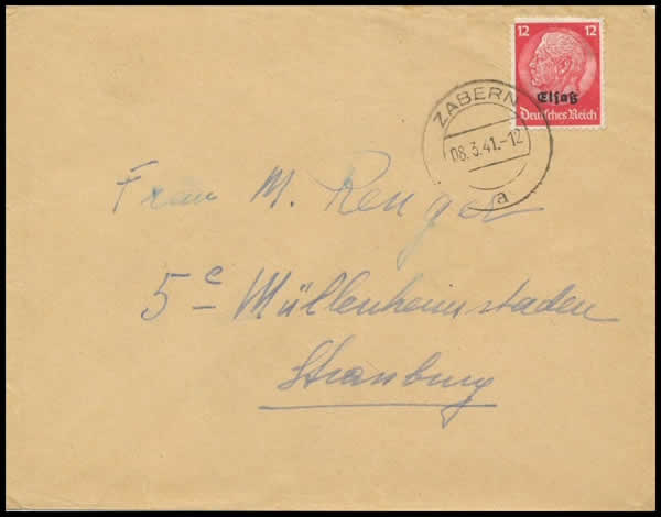 Lettre de Zabern (Saverne)