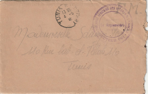 Lettre d'un soldat de la Phalange africaine