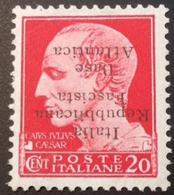 base italienne de Bordeaux surcharge renversée