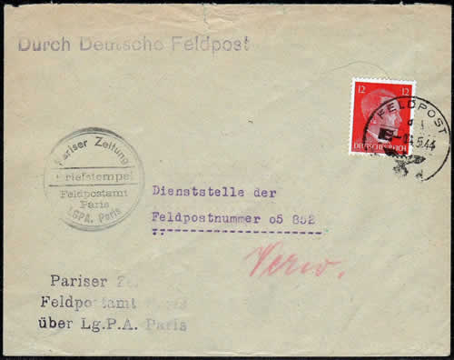 censure du Pariser Zeitung