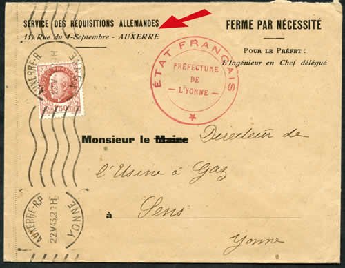 réquisitions Allemandes