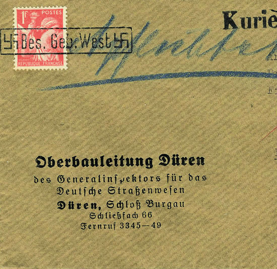 Griffe organisation Todt en noir