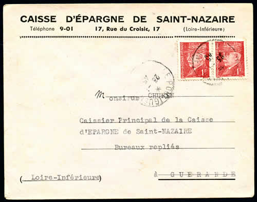 Lettre commerciale de la Caisse d'Epargne