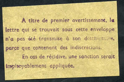 Papillon "Indiscrétions"