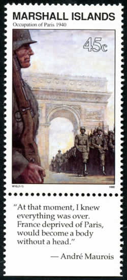 Défilé allemand sur les Champs-Elysées