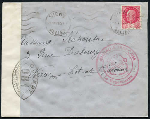 Cachet de l'Amirauté française