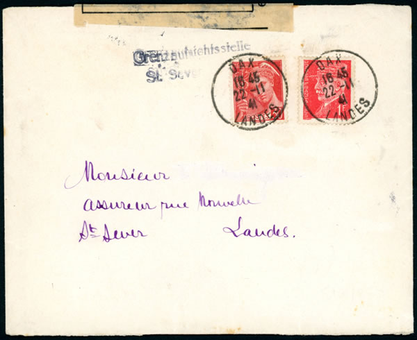 Bureau frontière de saint-Sever Süd