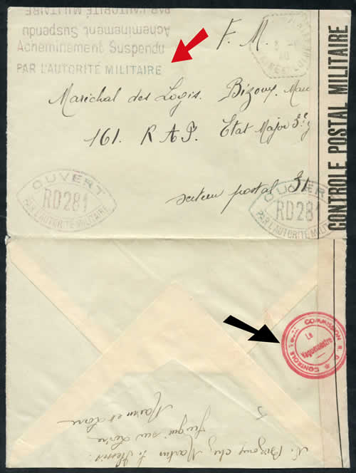 Cachet de censure circulaire