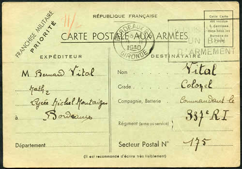 CPFM officielle de la famille vers le militaire