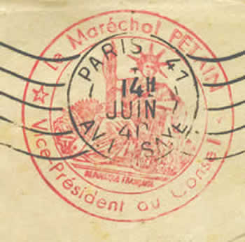 cachet déesse assise