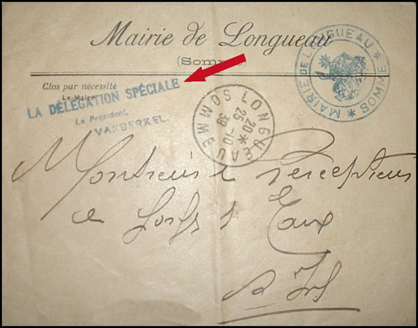 Délégation  spéciale dans la somme remplaçant un conseil municipal communiste.