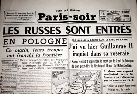 Entrée de l'Armée Rouge en Pologne