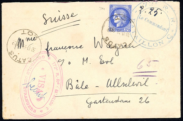 interné allemand au camp de Catus Cavalier