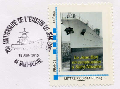 70e anniversaire du départ du Jean Bart