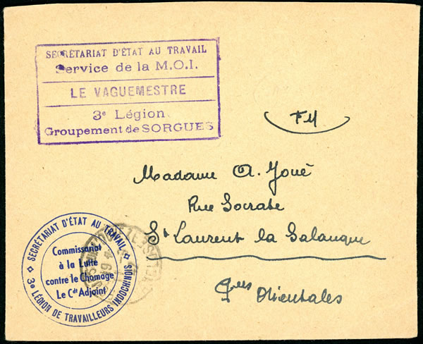 Lettre de la MOI de Sorgues