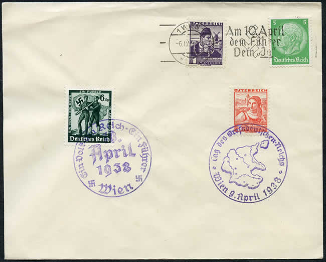 Oblitérations de l'Anschluss