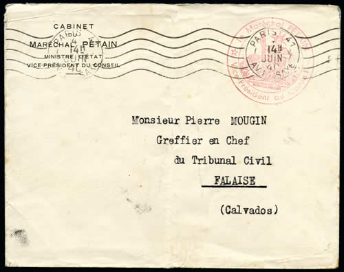 Pétain Vice Président du Conseil