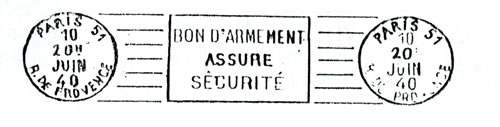 Flamme Bons d'armement assure sécurité