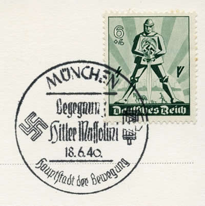 Rencontre Hitler Mussolini 14/6/40