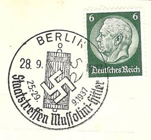 Rencontre Mussolini Hitler septembre 1937