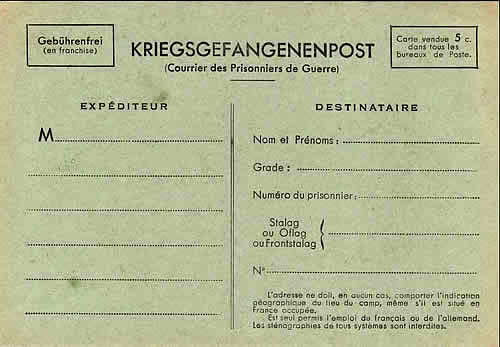 Carte postale officielle