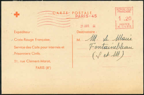 Envoi de Colis Croix-Rouge