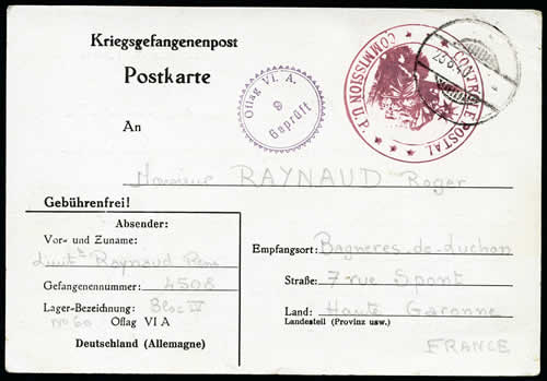 Commission UP des Prisonniers de Guerre