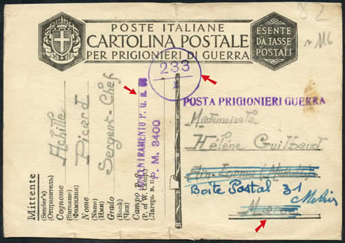 Prisonnier français en Italie