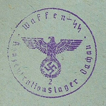 cachet de Dachau