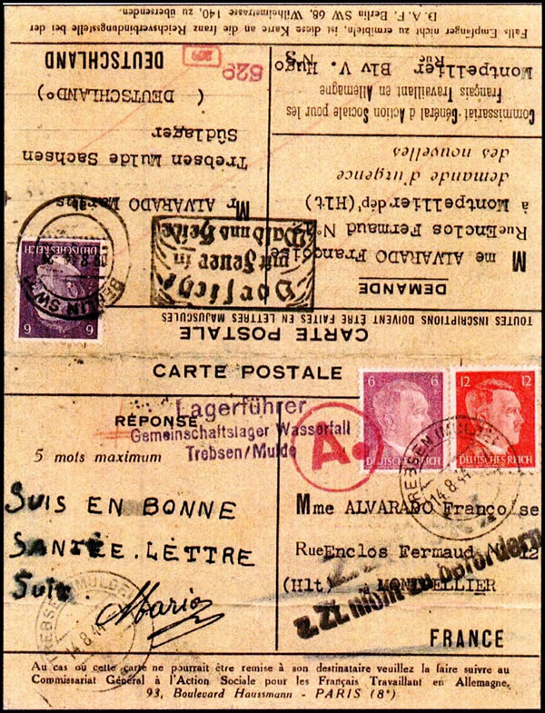 Carte de recherche de Français travaillant en Allemagne