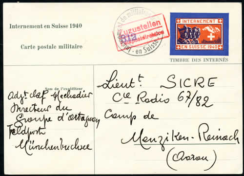 Interné à Munchenbachsee pour un autre camp