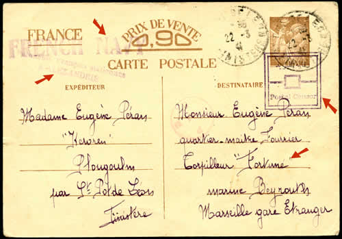 Carte Interzone pour Alexandrie