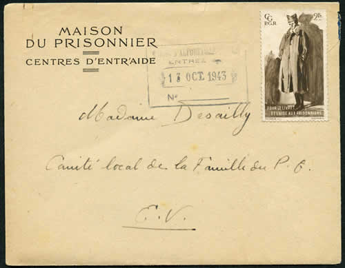 Lettre d'une maison de prisonniers