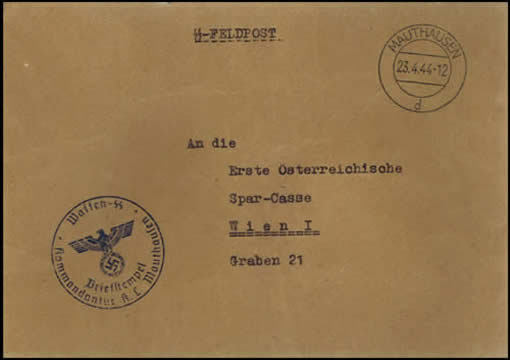 Lettre du Commandant SS de Mauthausen
