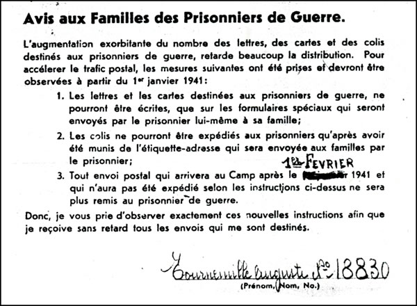 avis aux familles pour l'utilisation de formulaires réponse