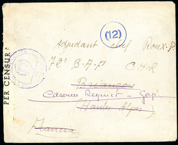 Prisonnier de guerre français en Italie aout 1940