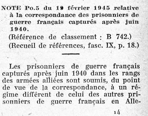 Prisonniers français après le 16/6/40
