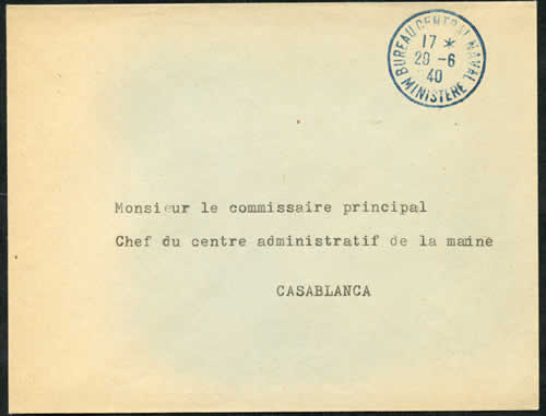 Bureau central naval ministère