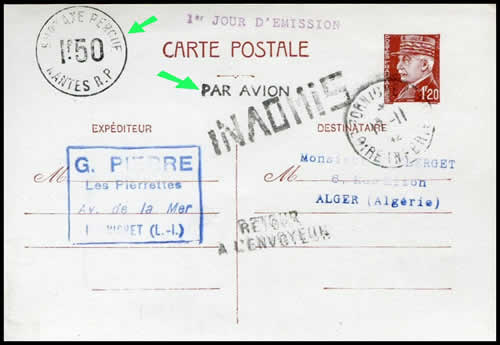 carte avion