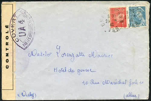 Censure UA 4 de Vichy