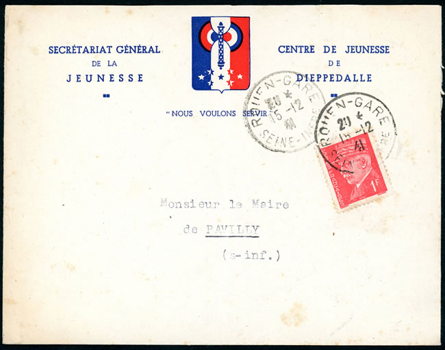 Centre de Jeunesse de Dieppedalle 1941