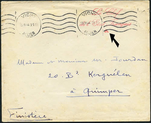 Griffe Cjhef de l'Etat Français A