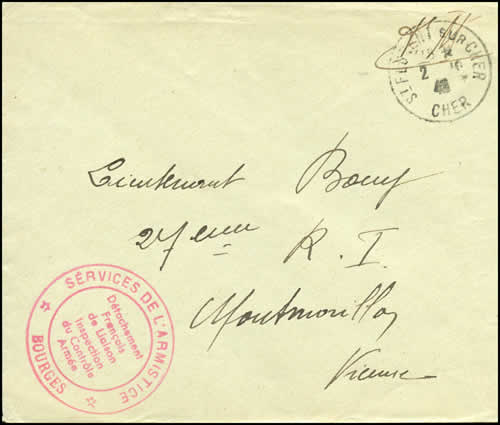 Grife contrôle armées de l'armistice